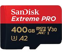 SanDisk 400GB Extreme PRO scheda microSDXC + adattatore SD + RescuePro Deluxe, fino a 200 MB/s, con prestazioni app A2 UHS-I Class 10 U3 V30