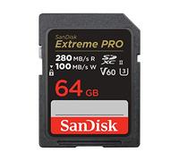SanDisk Pro 64GB V60 UHS-II SD Card 280/100MB/s