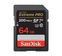 SanDisk 64GB Extreme PRO, scheda SDXC, + RescuePro Deluxe fino a 200 MB/s, UHS-I Class 10 U3 V30
