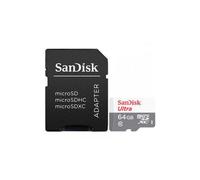 SanDisk 64GB Ultra microSDXC Classe 10 (SANDISK ULTRA MICROSDXC 64GB INC SD ADAPTER 100MB/S CLASS 10 UHSI)