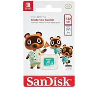 SanDisk - Carta mémoire microSDXC UHS-I 512 Go Edition Animal Crossing Leaf per Nintendo Switch, Switch Lite e Switch