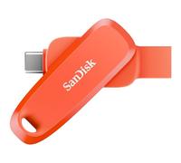 SanDisk Chiavetta USB 2 in 1 da 512 GB, per smartphone, tablet e computer, con connettori USB Type-C e tipo A, colore: arancione nasturzio, SDDDC6-512G-G46NO