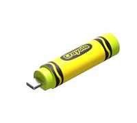 SANDISK Crayola Unità flash USB-C 128 GB (fino a 300 MB/s, USB Type-C, USB 3.2 Gen 1, l'app SANDISK Memory Zone, per smartphone, tablet e computer USB-C da condividere) Electric Lime
