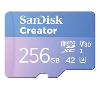 SanDisk Creator MicroSD Card - 256GB - SDSQXAV-256G-GN6MS