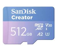 SanDisk Creator 512 GB MicroSDXC UHS-I Classe 10