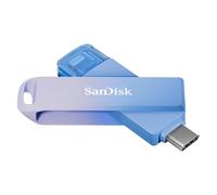 SanDisk Creator Phone Drive, 128GB (Chiavetta USB, Per iPhone/iPad, PC e Mac, Con connettori Lightning e USB-C, Velocità fino a 90 MB/s, include tre mesi di Adobe Lightroom, robusto involucro)