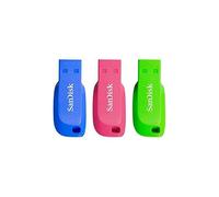 SanDisk Cruzer Blade 16GB unità flash USB USB tipo A 2.0 Blu, Verde, Rosa (SANDISK CRUZER BLADE USB - FLASH DRIVE 3-PACK - 16GB)