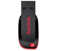 Sandisk Cruzer Blade USB 2.0 128GB - Ultra Compact - Nero/Rosso (Pendrive)