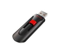 SanDisk Cruzer Glide 64 GB USB Flash Drive USB 2.0, Black & Red 64 GB Imballaggi