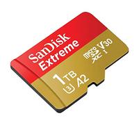 SanDisk Extreme 1 TB microSDXC Memory Card + SD Adapter with A2 App Performance + Rescue Pro Deluxe, Up to 160 MB/s, Class 10, UHS-I, U3, V30