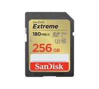 SanDisk 256GB Extreme scheda SDXC + RescuePro Deluxe fino a 180 MB/s UHS-I Class 10 U3 V30