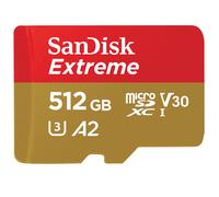 SanDisk Extreme 512GB MicroSDXC UHS-I Classe 10 - Nouvo