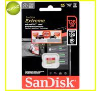 Sandisk Extreme Micro SDXC card 128Gb 190Mb/s A2. Scheda di memoria MicroSD.