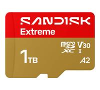 SanDisk Extreme MicroSD 1TB V30 A2 R190/W90 con Adattatore
