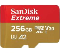 Sandisk MicroSDXC Extreme 256GB 190MB/s U3 V30 A2