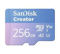 SanDisk Creator MicroSD Card - 256GB - SDSQXAV-256G-GN6MS