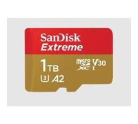 SANDISK EXTREME MICROSDXC 1024 GB CLASSE 10 V30 U3 A2 CON ADATTATORE SD