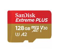 SanDisk Extreme PLUS 128 GB MicroSDXC Classe 10 (EXTREME PLUS MICROSDXC 128GB+SD - ADAPTER 200MB/S 90MB/S A2 C10 V3)