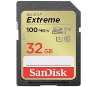 SANDISK EXTREME PLUS 32GB SDHC 100MB/S UHS-I C10