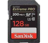 SanDisk 128GB SDXC Extreme PRO 200 MB/s UHS-I Classe 10 U3
