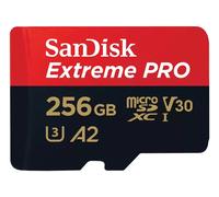 Sandisk MicroSDXC Extreme Pro 256GB 200mb/s U3 V30 A2