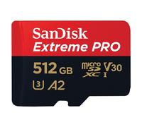 SanDisk Extreme PRO 512 GB MicroSDXC Classe 10 UHS-I 200 SDSQXCD-512G-GN6MA