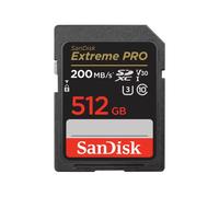 SanDisk Extreme PRO 512 GB SDXC Classe 10 (SanDisk Extreme Pro - flashhukommelses)