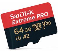 SanDisk Extreme Pro 64GB Microsdxc UHS-I Memory Card Con Adattatore SD A2 -uk