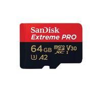 SanDisk Extreme PRO 64 GB MicroSDXC UHS-I Classe 10 (SANDISK EXTREME PRO MICROSDXC 64GB INC SD ADAPTER + 2 YEARS RESCUEPRO DELUXE)