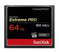 SanDisk Extreme PRO, Compact Flash, 160MB/s 64 GB