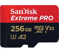 SanDisk Extreme Pro microSD 256GB + SD-adapt. mod. SDSQXCD-256G-GN6MA