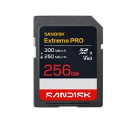 SanDisk SDXC Extreme PRO R300 MB/s W250 MB/s UHS-II V60 U3 C10 6K 256 GB