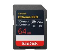 SanDisk Extreme Pro SDXC V90 300 MB/s UHS-II (lettura/scrittura) - Merce restituita 64 GB