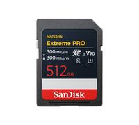 SanDisk SDXC Extreme Pro 512GB 300MB/s V90 UHS-II