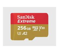 SanDisk Extreme Scheda microSDXC 256 GB Class 10, UHS-I, v30 Video Speed Class