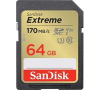 SanDisk Extreme SDXC 32-512GB 180MB/s V30 UHS-I Scheda Memoria 4K