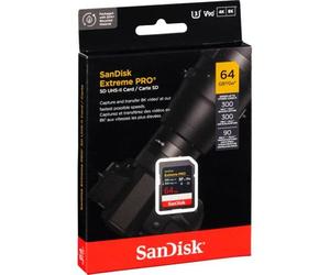 SanDisk ExtremePRO SDXC V90 64GB 300MB UHS-II SDSDXDM-064G-GN4IN