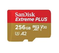 Sandisk FC Extreme PLUS mSD 256GB & SD AD 200MB NUOVO