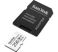 SanDisk High Endurance MicroSDHC 256 GB Classe 10 U3 V30 UHS-I + Adattatore SD