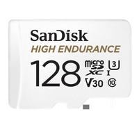 Sandisk High Endurance - Scheda microSDXC - 128GB - Fino a 100/40MBps - C10 U3 V30 - Adattatore SD NEW