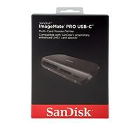 SanDisk ImageMate PRO USB-C Multi Card Reader/Writer, USB 3.0, up to 160MB/s, UHS-II, UHS-I or non-UHS SD, Black