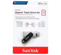 SanDisk iXpand GO 64GB/128GB USB Chiavetta Flash Nera e Argento-UK