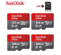 SanDisk Micro SD Card Classe 10 A1 Microsd 32GB 64GB 128GB 256GB 512GB 100MB/S U3 Schede di memoria TF + Adattatore SD 32G,64G,128G,256G,512GAcciaio inossidabile