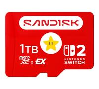 SANDISK microSD Express Scheda per Nintendo Switch 2, Super Star, 1 TB | Ufficialmente concessa in licenza per Nintendo Switch 2, Fino a 880 MB/s in lettura, fino a 800 MB/s in scrittura, U3, C10