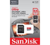 SanDisk MicroSDXC Ultra 64GB 140mb/s