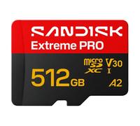 SanDisk MicroSDXC Extreme Pro 512GB UHS-I- 250M/170MB/s- 5K- 4K UHD