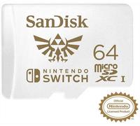 SDSQXAT064GGNCZN - Scheda di memoria MicroSDXC 64 GB, SanDisk Nintendo Switch