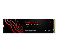SANDISK Optimus GX 7100 NVMe SSD 2 TB (fino a 7.250/6.900 MB/s velocità di lettura e scrittura sequenziale, PCIe 4.0, M.2 2280, BiCS TLC 3D CBA NAND, SANDISK DASHBOARD)