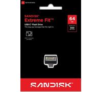 SanDisk Extreme Fit Usb-C Flash Drive Usb USB-Stick 64 GB Typ C SDCZ530-064G-G46