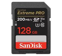 SanDisk 128GB SDXC Extreme PRO 200 MB/s UHS-I Classe 10 U3